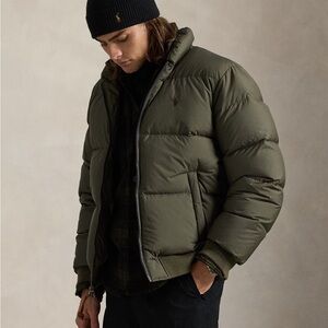Ralph Lauren Men's Green Puffer Jacket